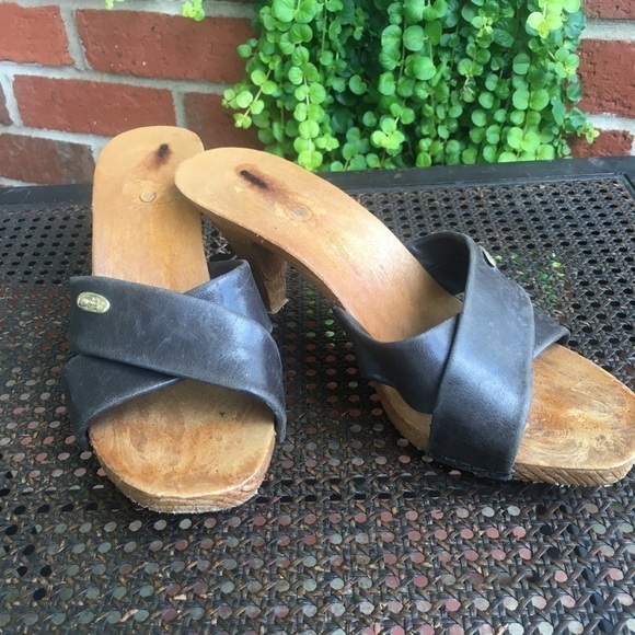 *Vintage* Boho Candies Leather Heels - Picture 1 of 7